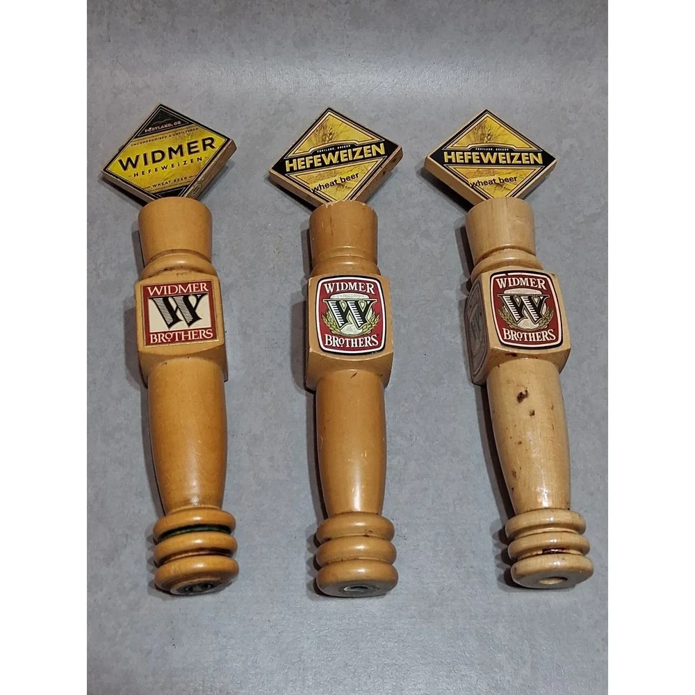 3 Widmer Brothers Hefeweisen Iconic Bar Draft Beer Tap Handle Man Cave Brewery